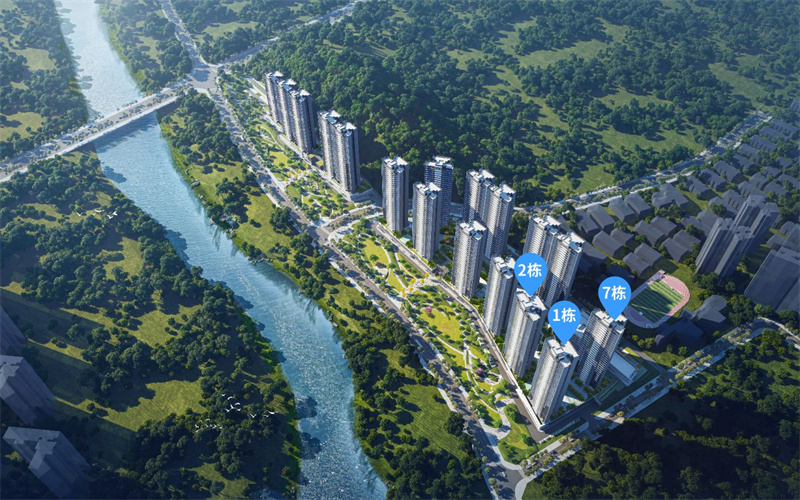 弘坤九溪红树花园  售楼处在售 8 9 — 1 1 9平米