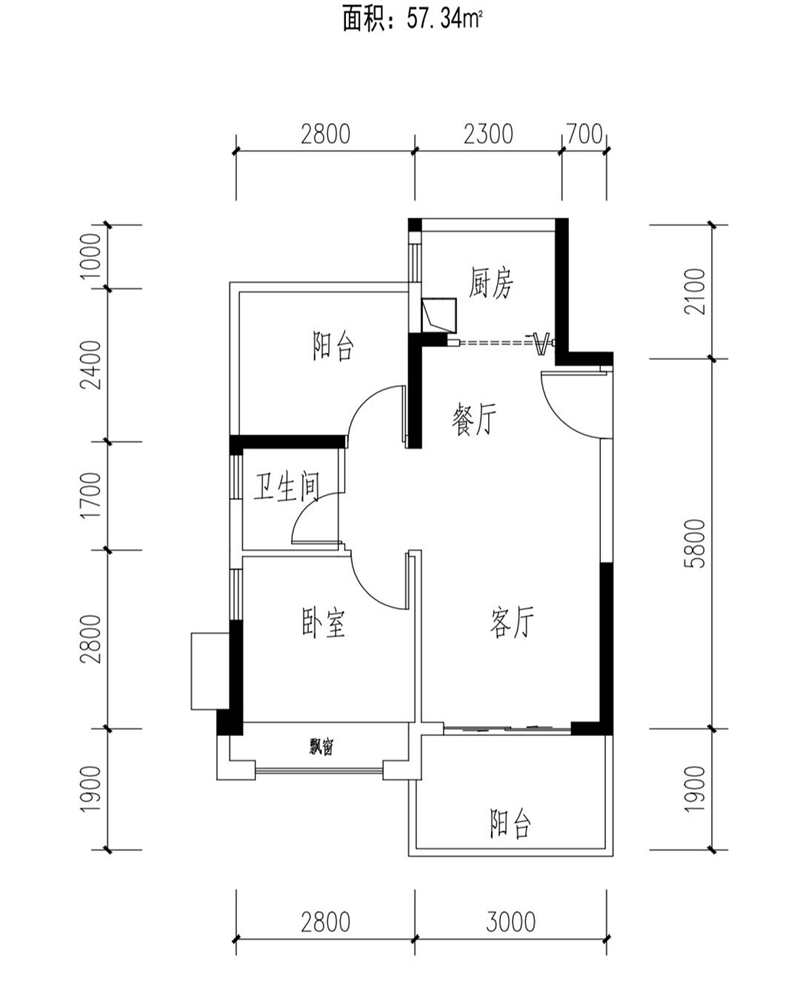 晶地紫园 5 7 ㎡