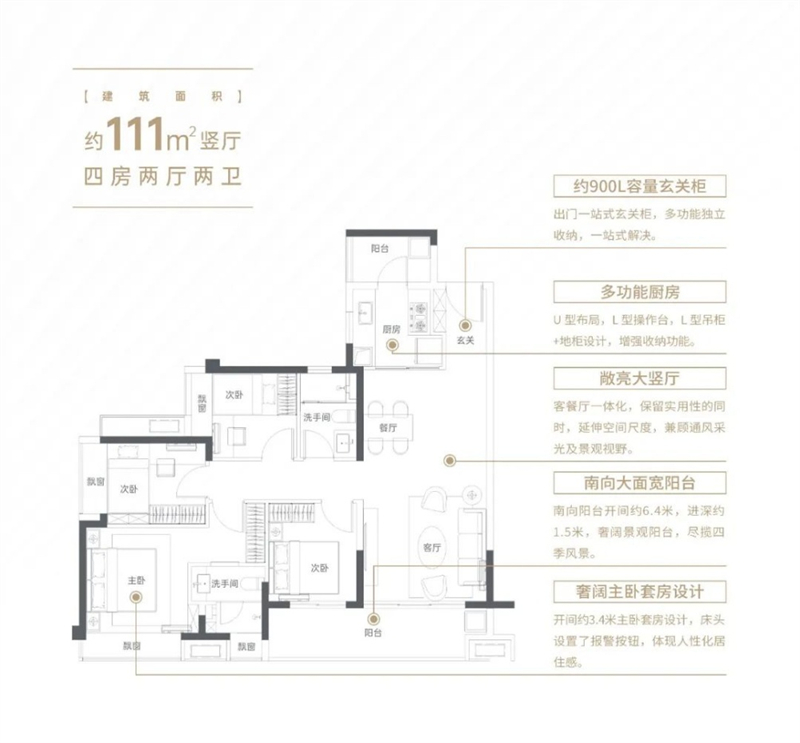 鹏瑞颐璟府 1 1 1 平米