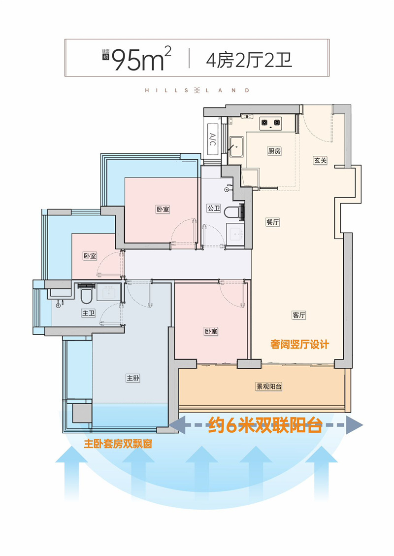 金光华溪山禾玺  9 5 平米
