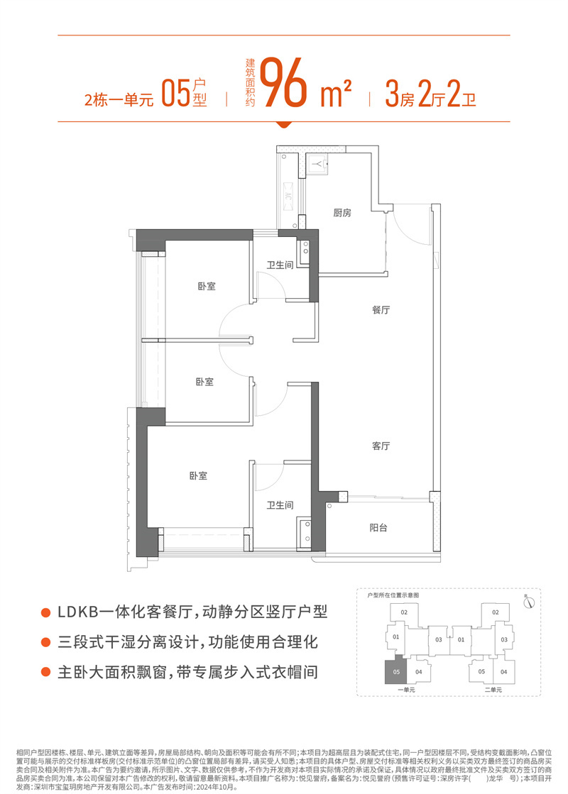 宏发悦见誉府  9 6 平米